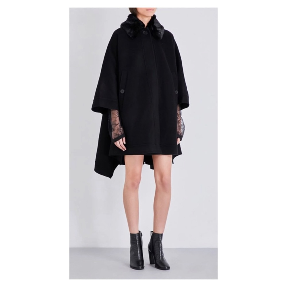 (NWT) The Kooples Wool Poncho